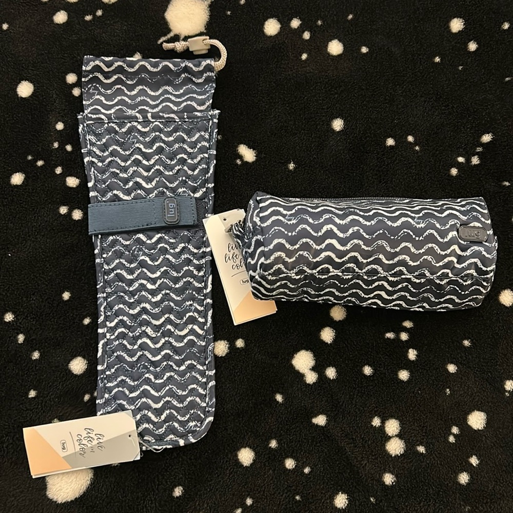 BNWT - LUG Clipper + Jib (waves navy)